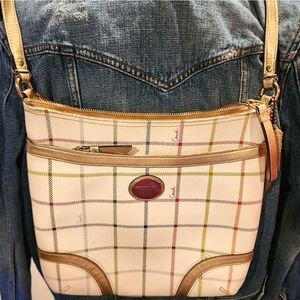 Coach Peyton Tattersall Field Crossbody